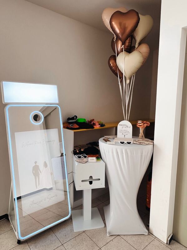 Requisiten Herzballons Verlobung