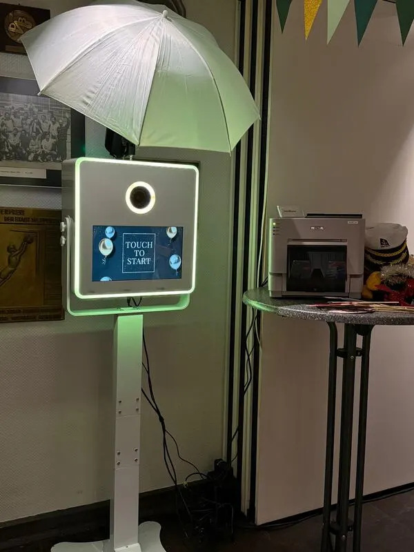 Fotobox auf einer Weihnachtsfeier