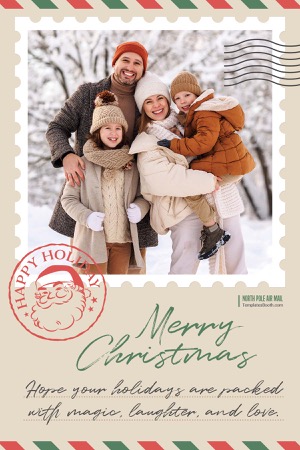 Christmas Postcard Layout