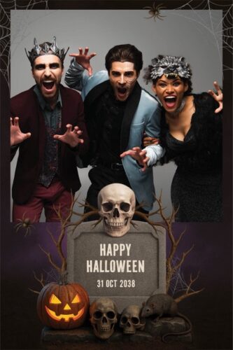 Halloween Graveyard Layout