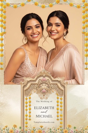 Indian Gold Wedding Layout